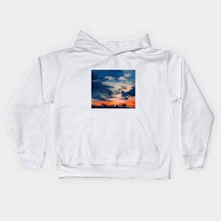 sunset abstract Kids Hoodie